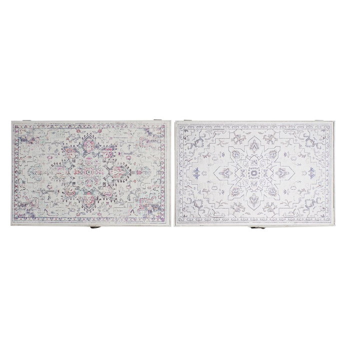 DKD Home Decor Tapa Contador MDF Étnico Multicolor Surtido de 2 DKD Home Decor Tapa Contador MDF Étnico Multicolor Surtido de 2