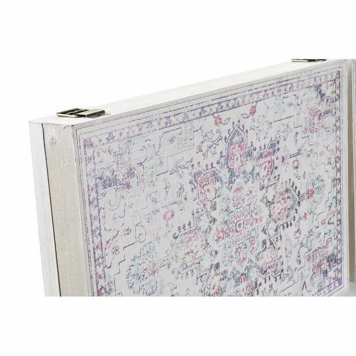 DKD Home Decor Tapa Contador MDF Étnico Multicolor Surtido de 2 DKD Home Decor Tapa Contador MDF Étnico Multicolor Surtido de 2