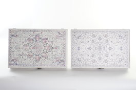 DKD Home Decor Tapa Contador MDF Étnico Multicolor Surtido de 2
