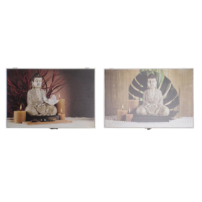 DKD Home Decor Tapa Contador MDF Buda Surtido de 2