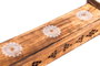 DKD Home Decor Set de 10 Soportes para Incienso de Madera Mandala Color