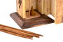 DKD Home Decor Set de 10 Soportes para Incienso de Madera Mandala Color