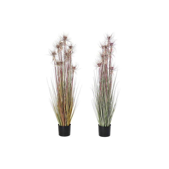 DKD Home Decor Planta PE PVC 40x40x120 Surtido de 2 Unidades