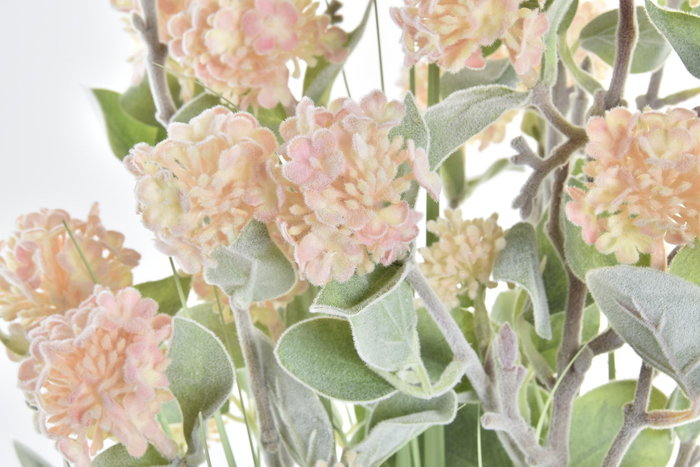 DKD Home Decor Planta Rosa Palo Hortensia 20 x 78 x 20 cm (2 Unidades)