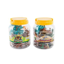 DKD Home Decor Set de 20 Dinosaurios de PVC Multicolor