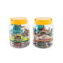 DKD Home Decor Set de 20 Dinosaurios de PVC Multicolor