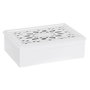 Relojero Romantico DKD Home Decor Blanco Verde 20 x 9 x 29 cm