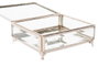 DKD Home Decor Joyero de Cristal y Metal Brillante Plateado