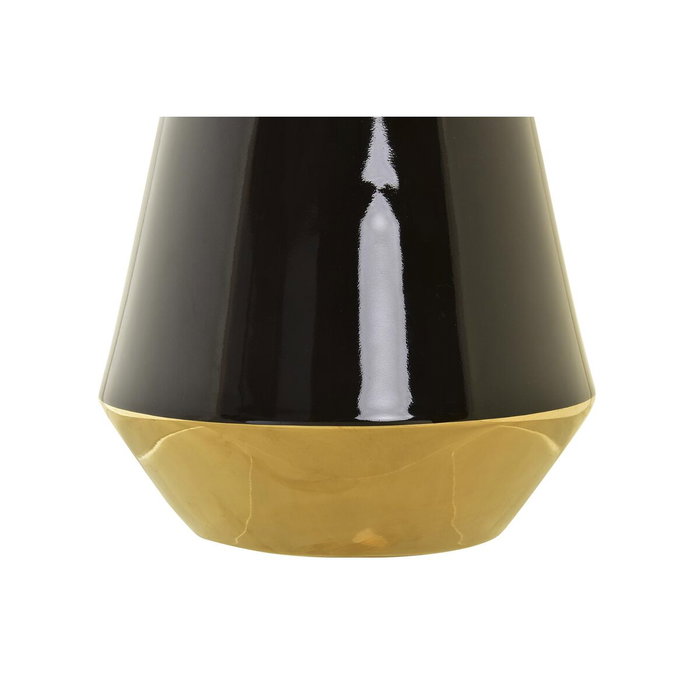 DKD Home Decor Jarrón de Porcelana Bicolor Dorado 19x19x35 cm DKD Home Decor Jarrón de Porcelana Bicolor Dorado 19x19x35 cm