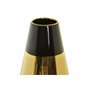 DKD Home Decor Jarrón de Porcelana Bicolor Dorado 19x19x35 cm