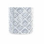 DKD Home Decor Jarrón de Porcelana Blanco 14x14x30 cm
