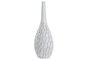 DKD Home Decor Jarrón Nokko Moderno Blanco Resina 18 x 50 x 18 cm