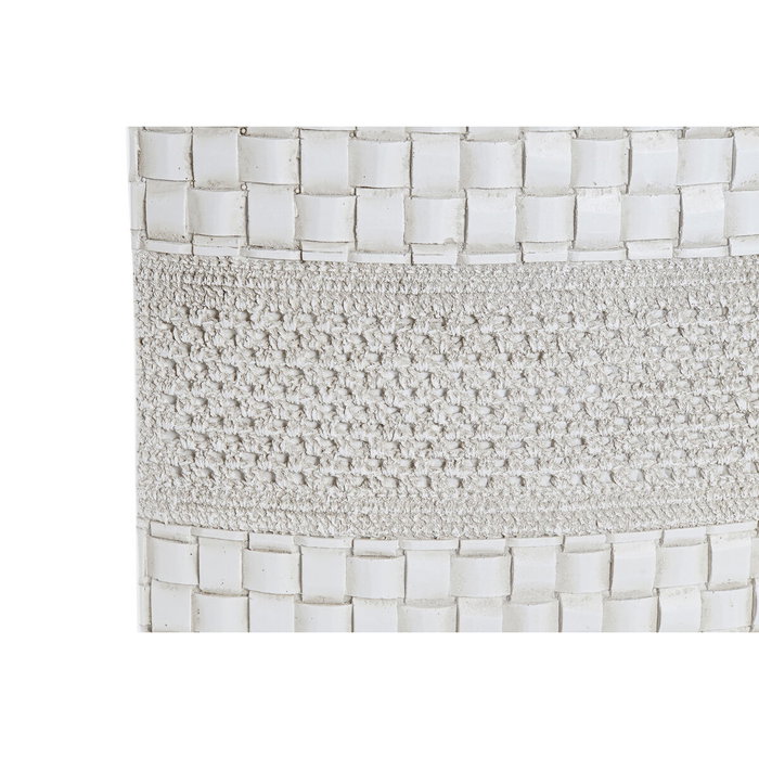DKD Home Decor Jarrón de Resina Blanco 45x30x10 cm