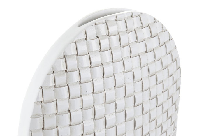 DKD Home Decor Jarrón Moderno Blanco 30 x 45 x 10 cm