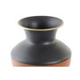 DKD Home Decor Jarrón de Metal Multicolor con Base
