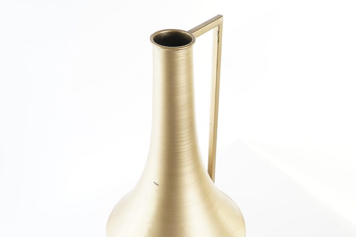 DKD Home Decor Jarrón Tropical Dorado Crema Metal 21 x 71 x 21 cm DKD Home Decor Jarrón Tropical Dorado Crema Metal 21 x 71 x 21 cm