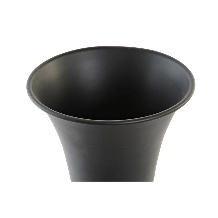 DKD Home Decor Jarrón Vintage Negro Cobrizo Metal 14 x 32 x 14 cm