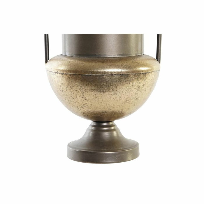 DKD Home Decor Jarrón de Metal Negro 20x20x33 cm