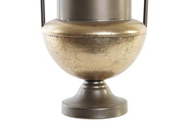 DKD Home Decor Jarrón Vintage Negro Cobrizo 20 x 33 x 20 cm Metal