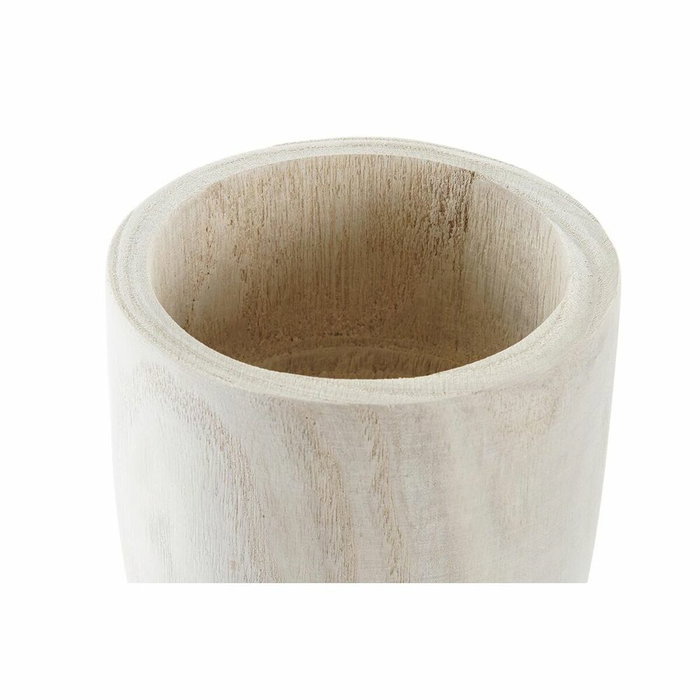 DKD Home Decor Jarrón Paulownia 12x12x25 Marrón Natural DKD Home Decor Jarrón Paulownia 12x12x25 Marrón Natural