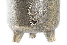 DKD Home Decor Jarron Moderno Dorado Magnesia 33 x 23 x 25.5 cm