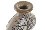 DKD Home Decor Jarrón Balines Beige Negro Cristal Terracota 15 x 33.5 x 30 cm