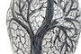 DKD Home Decor Jarrón de Cristal y Terracota Árbol Blanco 29x29x60 cm