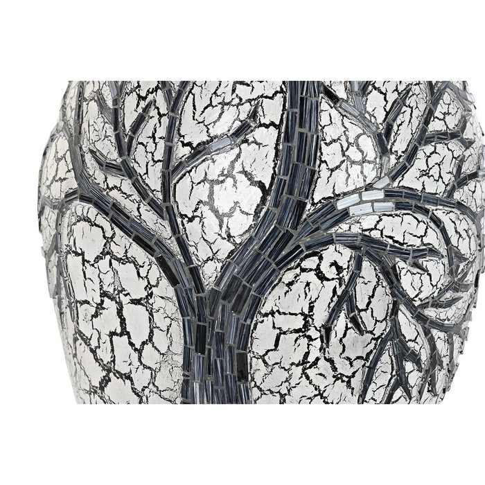 DKD Home Decor Jarrón de Cristal y Terracota Árbol Blanco 29x29x60 cm DKD Home Decor Jarrón de Cristal y Terracota Árbol Blanco 29x29x60 cm
