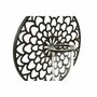 DKD Home Decor Portavelas de Metal y Cristal Marrón 20x20x36 cm