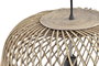 DKD Home Decor Lámpara de Techo de Ratán Natural Marrón Claro 44x44x41 cm