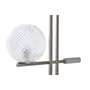DKD Home Decor Lámpara de Sobremesa de Metal y Cristal Dorado con 2 Bolas