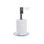 DKD Home Decor Lámpara de Sobremesa de Mármol y Cristal 5 Bolas, Blanco y Plateado