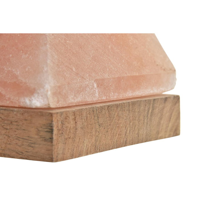 DKD Home Decor Lámpara de Sobremesa Pirámide de Sal del Himalaya Rosa DKD Home Decor Lámpara de Sobremesa Pirámide de Sal del Himalaya Rosa