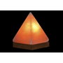 DKD Home Decor Lámpara de Sobremesa Pirámide de Sal del Himalaya Rosa