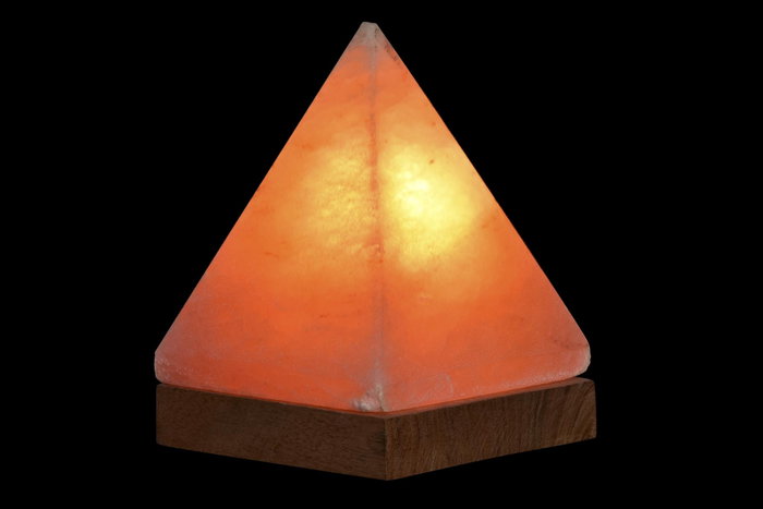 DKD Home Decor Lámpara de Sobremesa Pirámide de Sal del Himalaya Rosa DKD Home Decor Lámpara de Sobremesa Pirámide de Sal del Himalaya Rosa