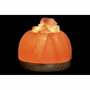 DKD Home Decor Lámpara de Sobremesa Sal del Himalaya Forma de Huevo Naranja