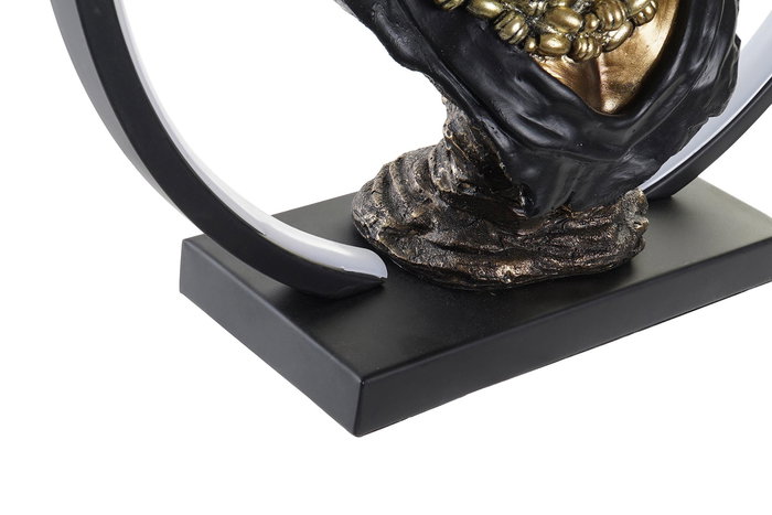 DKD Home Decor Decoración Luminosa Colonial Cobrizo Negro Resina LED USB 11 x 36 x 35.5 cm DKD Home Decor Decoración Luminosa Colonial Cobrizo Negro Resina LED USB 11 x 36 x 35.5 cm