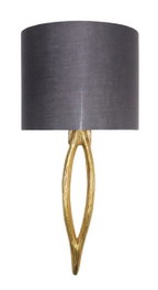 DKD Home Decor Lámpara Aplique Metal Dorado 30x16x60