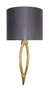DKD Home Decor Lámpara Aplique Metal Dorado 30x16x60