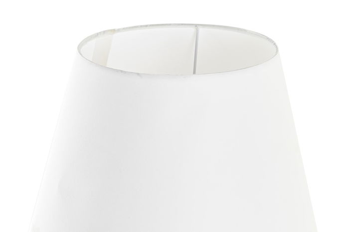 DKD Home Decor Lámpara Sobremesa Colonial Dorado Blanco 30 x 61 x 30 cm