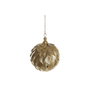DKD Home Decor Lámpara de Techo de Metal con Diseño de Hojas Dorado