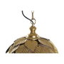 DKD Home Decor Lámpara de Techo de Metal con Diseño de Hojas Dorado