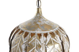 DKD Home Decor Lámpara Techo Tropical Gris 33 x 40 x 33 cm