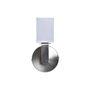 DKD Home Decor Lámpara Aplique Metal 12x10x22cm Plateado y Blanco (Pack de 2) extra_attributes.detalle_1: BASE 10X2.5X10CM