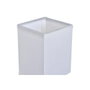 DKD Home Decor Lámpara Aplique Metal 12x10x22cm Plateado y Blanco (Pack de 2) extra_attributes.detalle_1: BASE 10X2.5X10CM