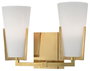 DKD Home Decor Lámpara Aplique Metal y Poliéster Doble Dorado y Blanco