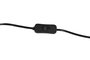 DKD Home Decor Lámpara Pie Colonial Marrón Negro Metal Rafia 46 x 56 x 140 cm