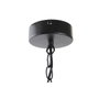 DKD Home Decor Lámpara de Techo de Metal Negra 30x30x28 cm