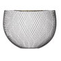 DKD Home Decor Lámpara de Techo de Metal y Ratán Negro y Marrón 32x32x43 cm