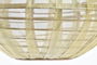 DKD Home Decor Lámpara de Techo Balines Bambú Marrón Dorado 42 x 26 x 42 cm